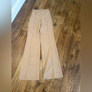 Fashion Nova Beige Wide-Leg Pants